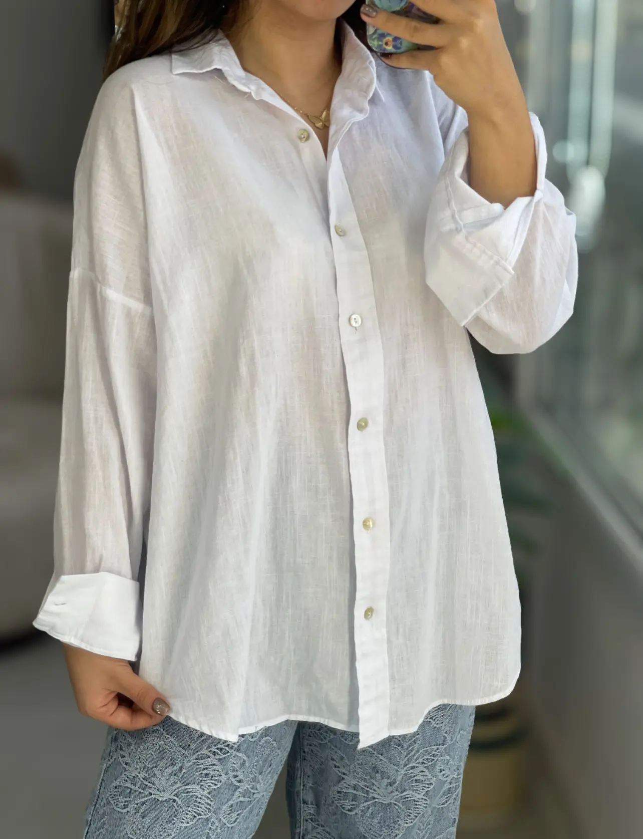 شومیز بیسیک ساده برند ترک