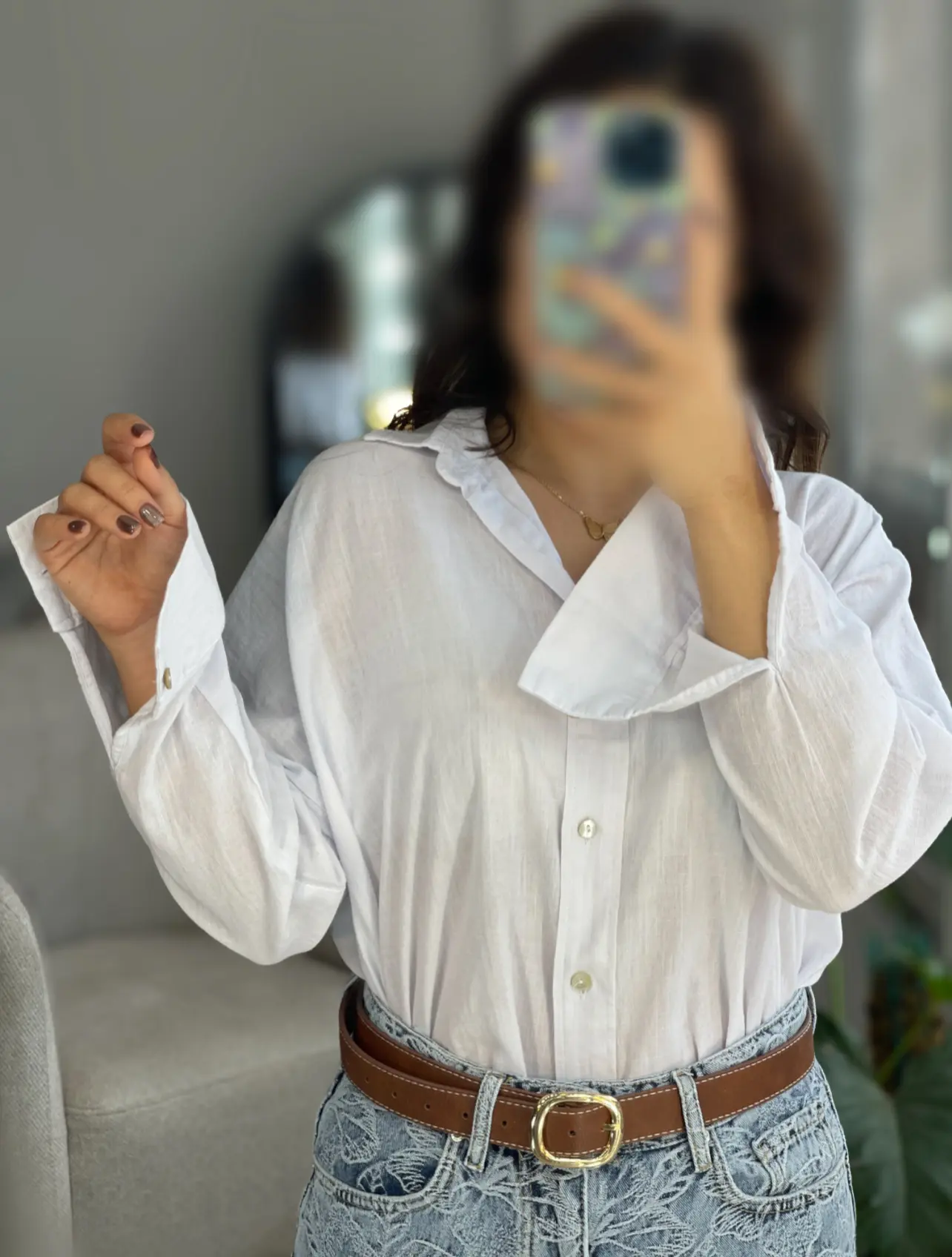 شومیز بیسیک ساده برند ترک