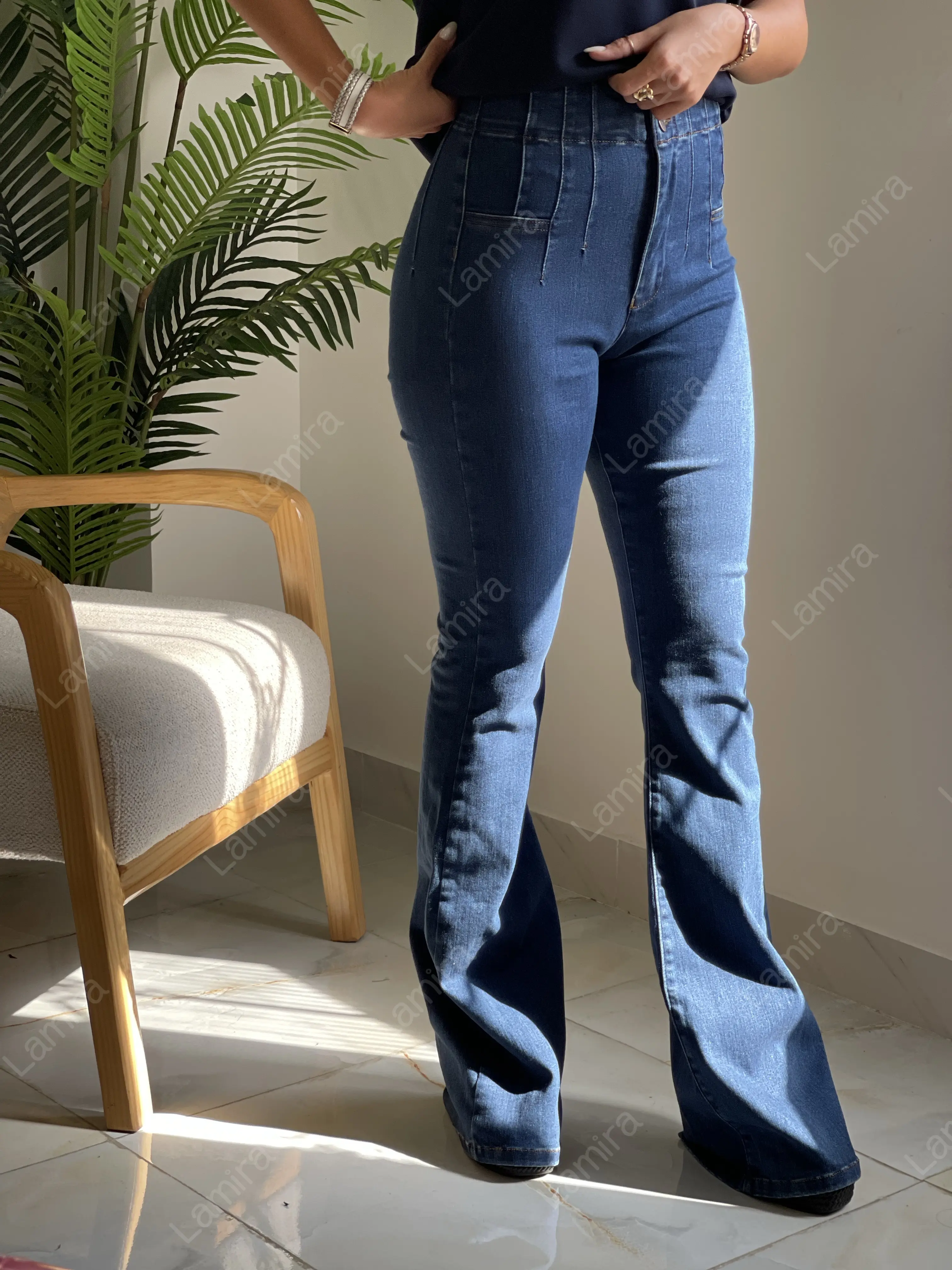 شلوار جین بوتکات کمرگنی 007