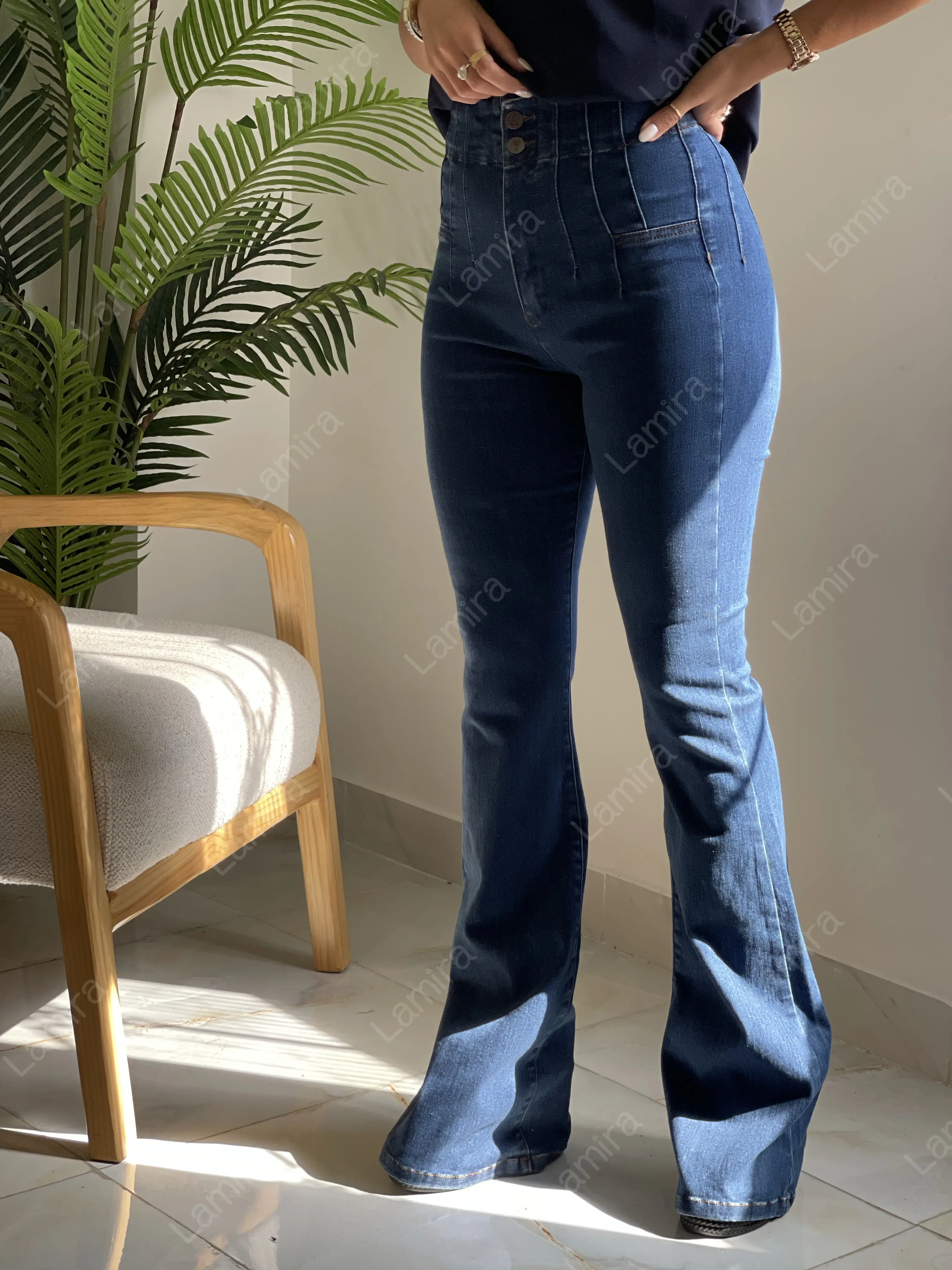 شلوار جین بوتکات کمرگنی 007