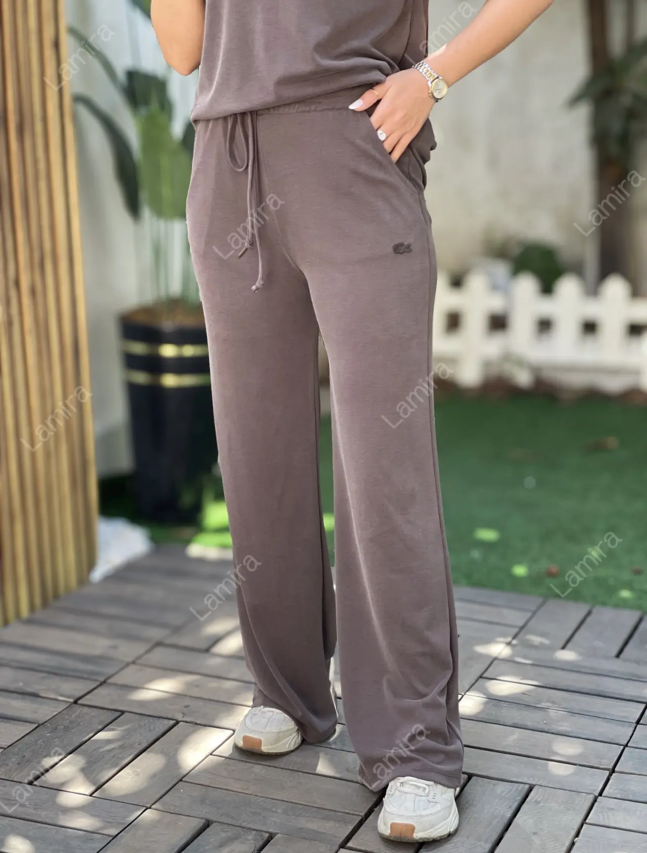 ست oyshoبلوز شلوار اسپرت اورجینال ترک Lacoste