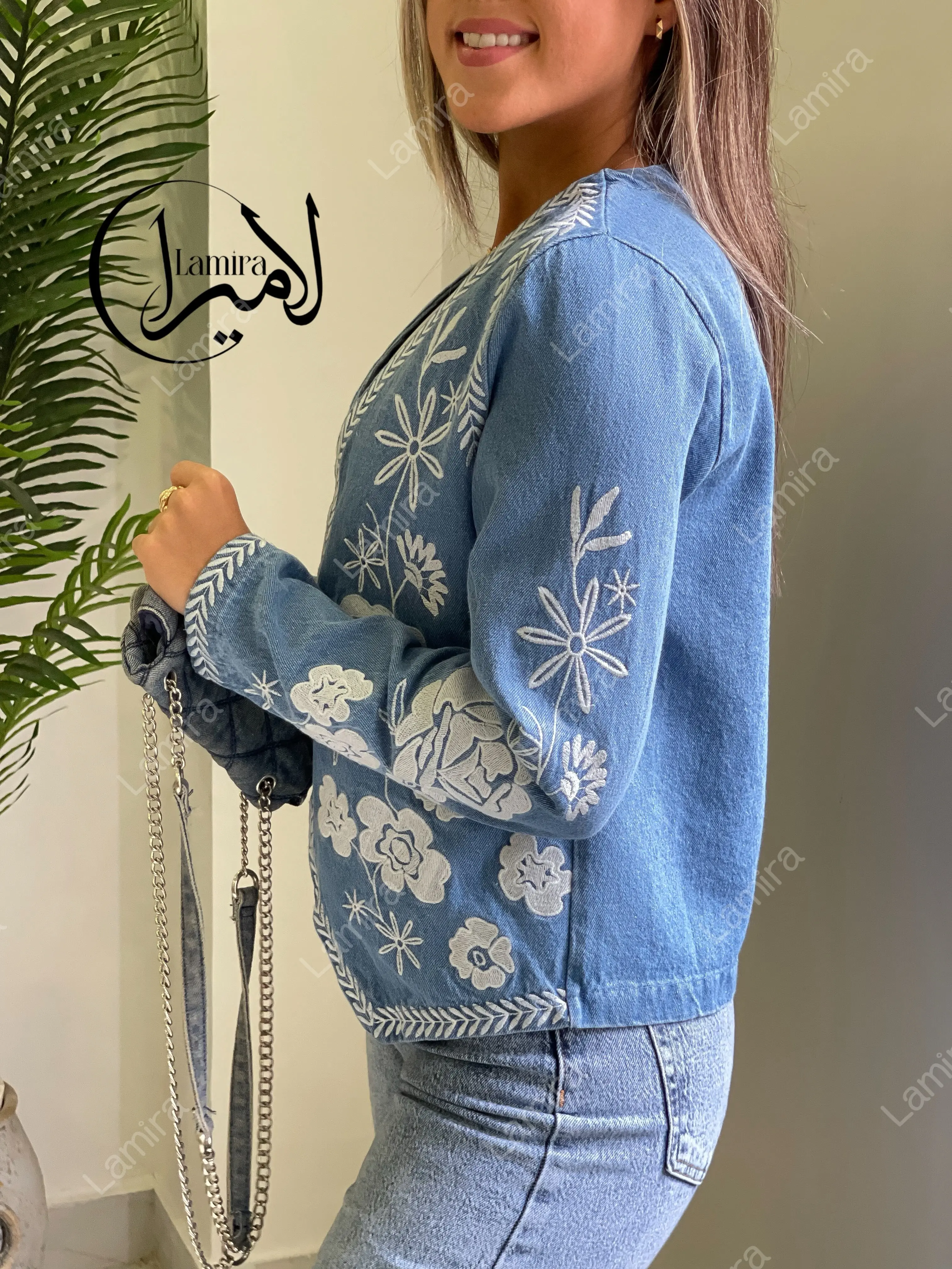کت جین گلدوزی نارا پاییزه ترک