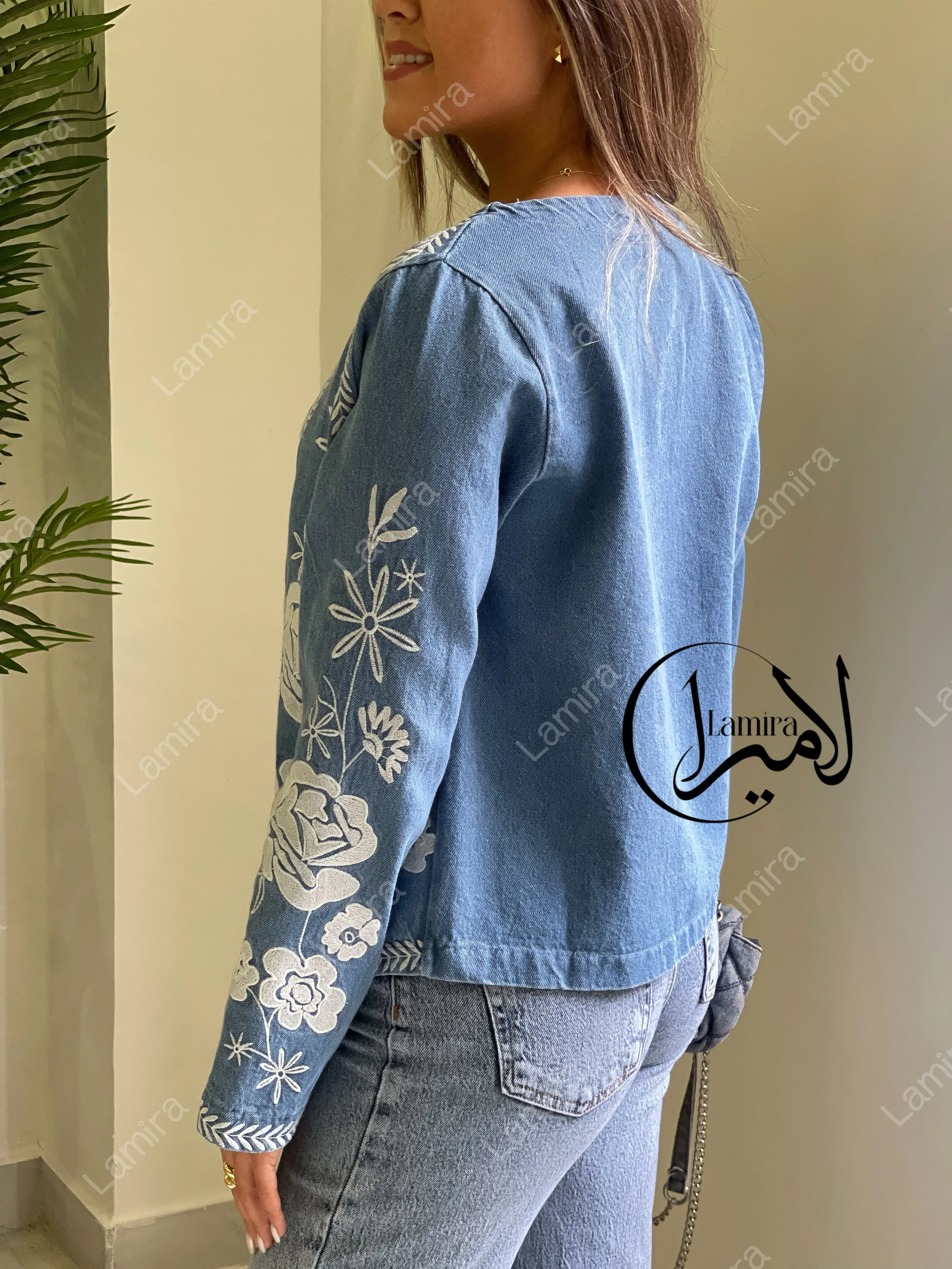 کت جین گلدوزی نارا پاییزه ترک