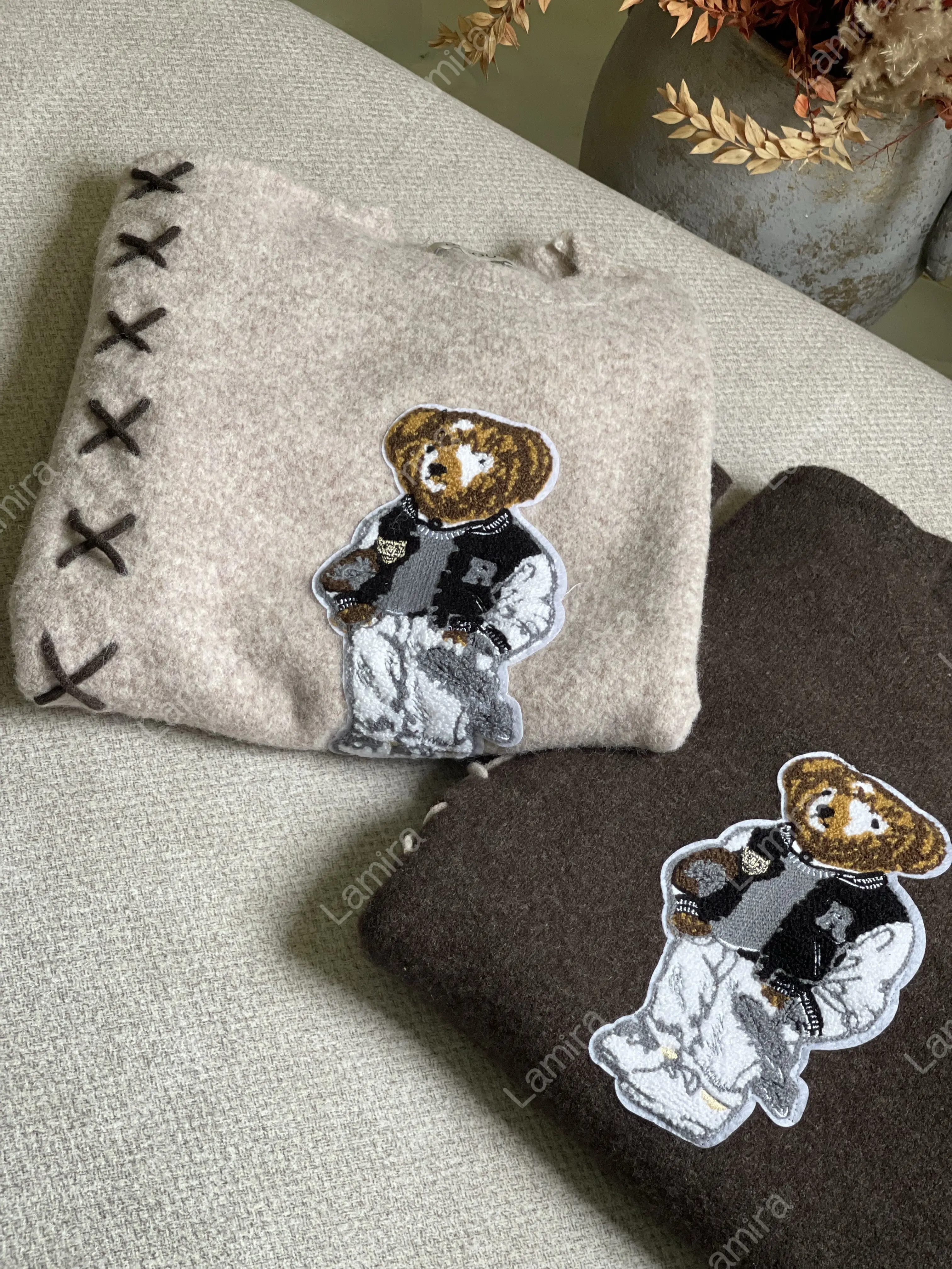 ژاکت بافت بلند تدی bear