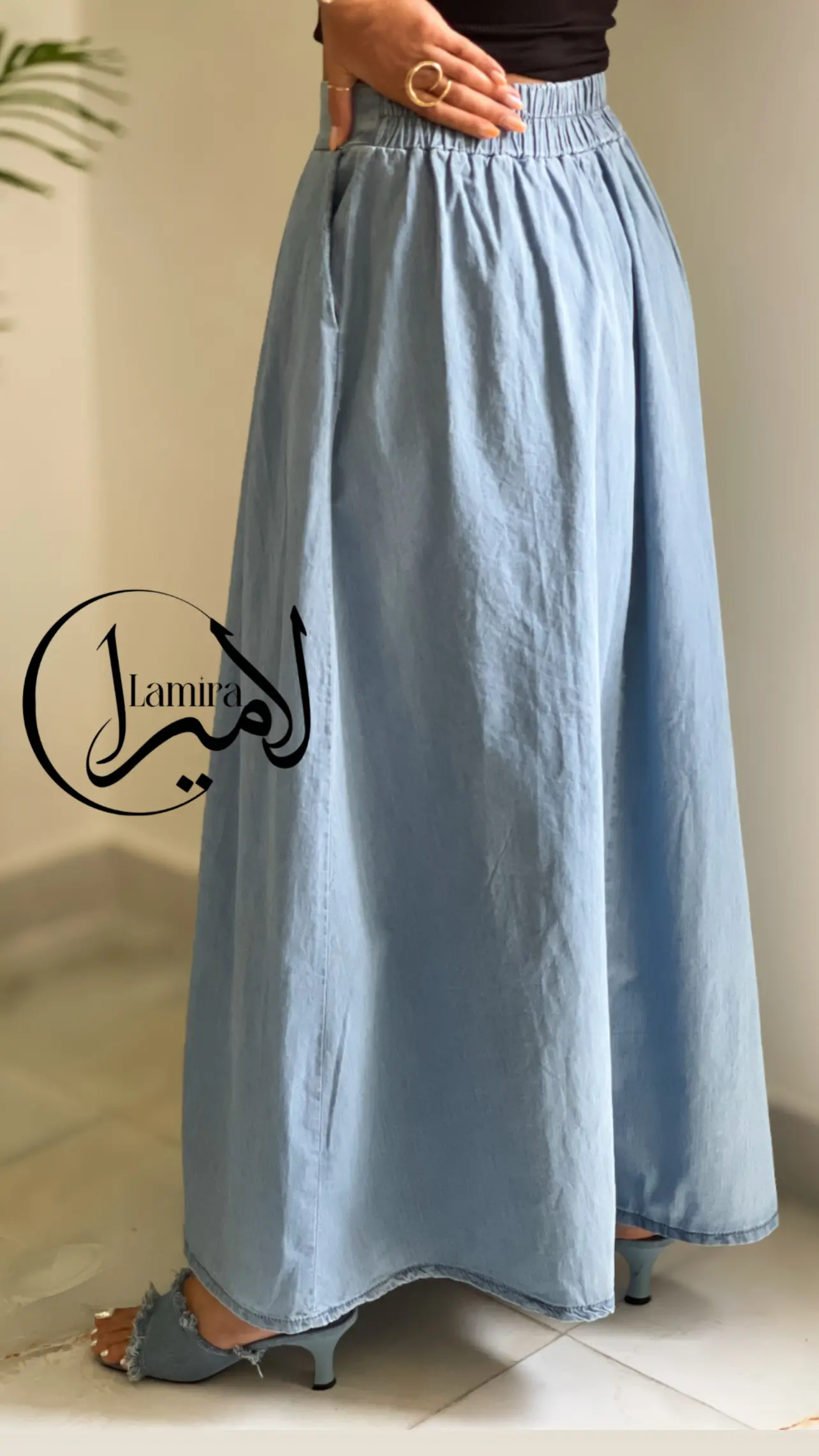 دامن جین کاغذی ترک