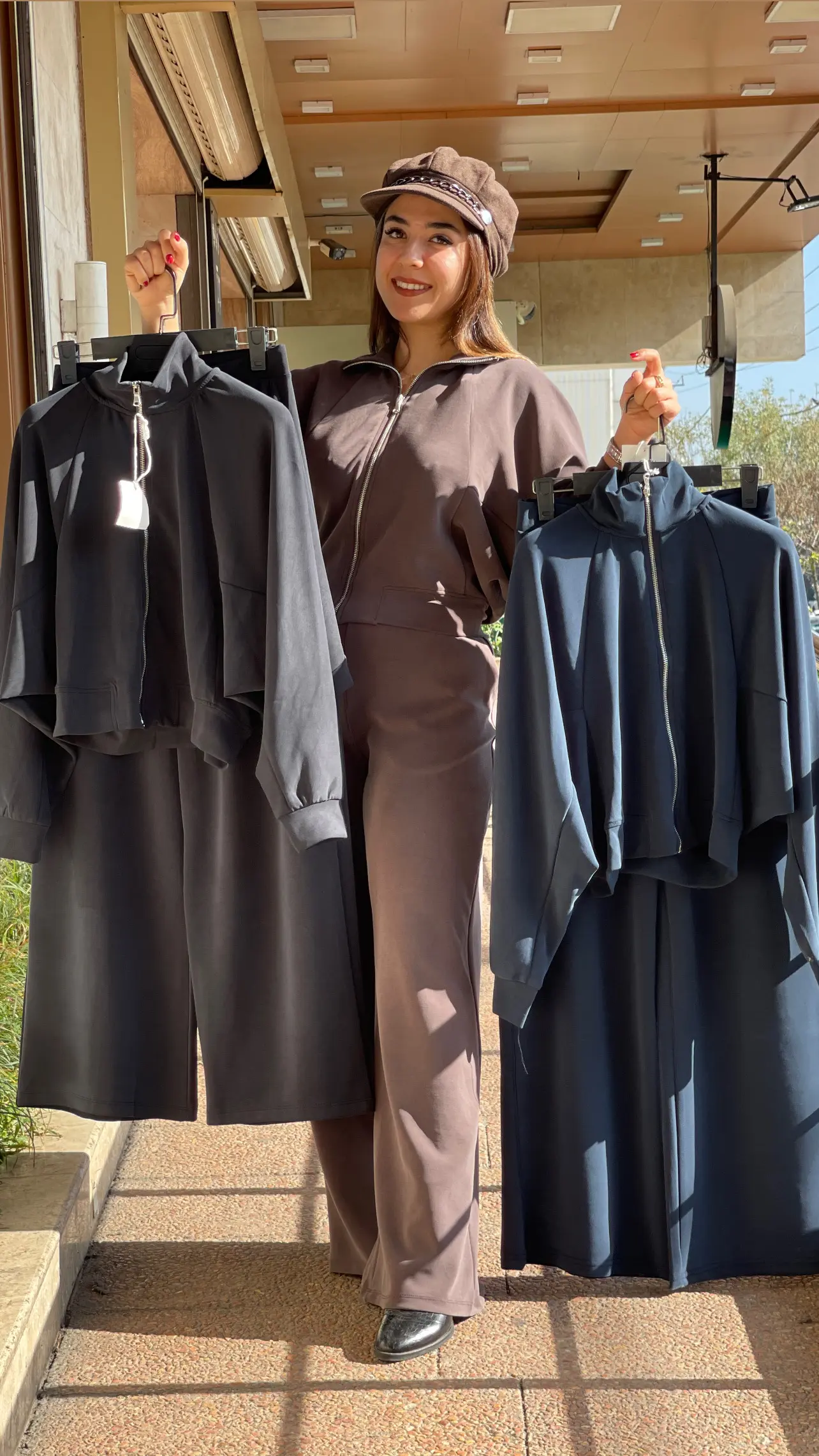 ست اویشو ترک طرح جدید ساده زیپدار