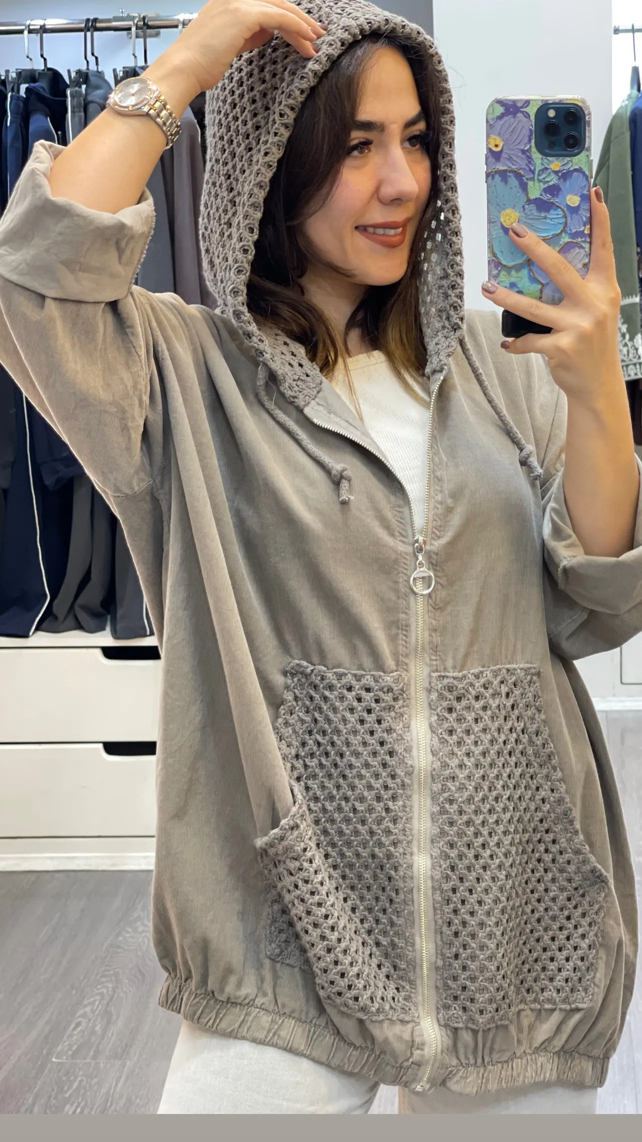 شکت مخمل کلاه بافت ایتالیایی