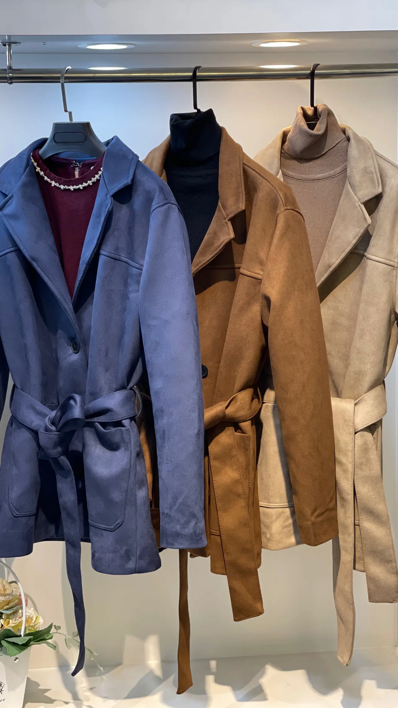 کت کمربنددار جیر طرح زارا