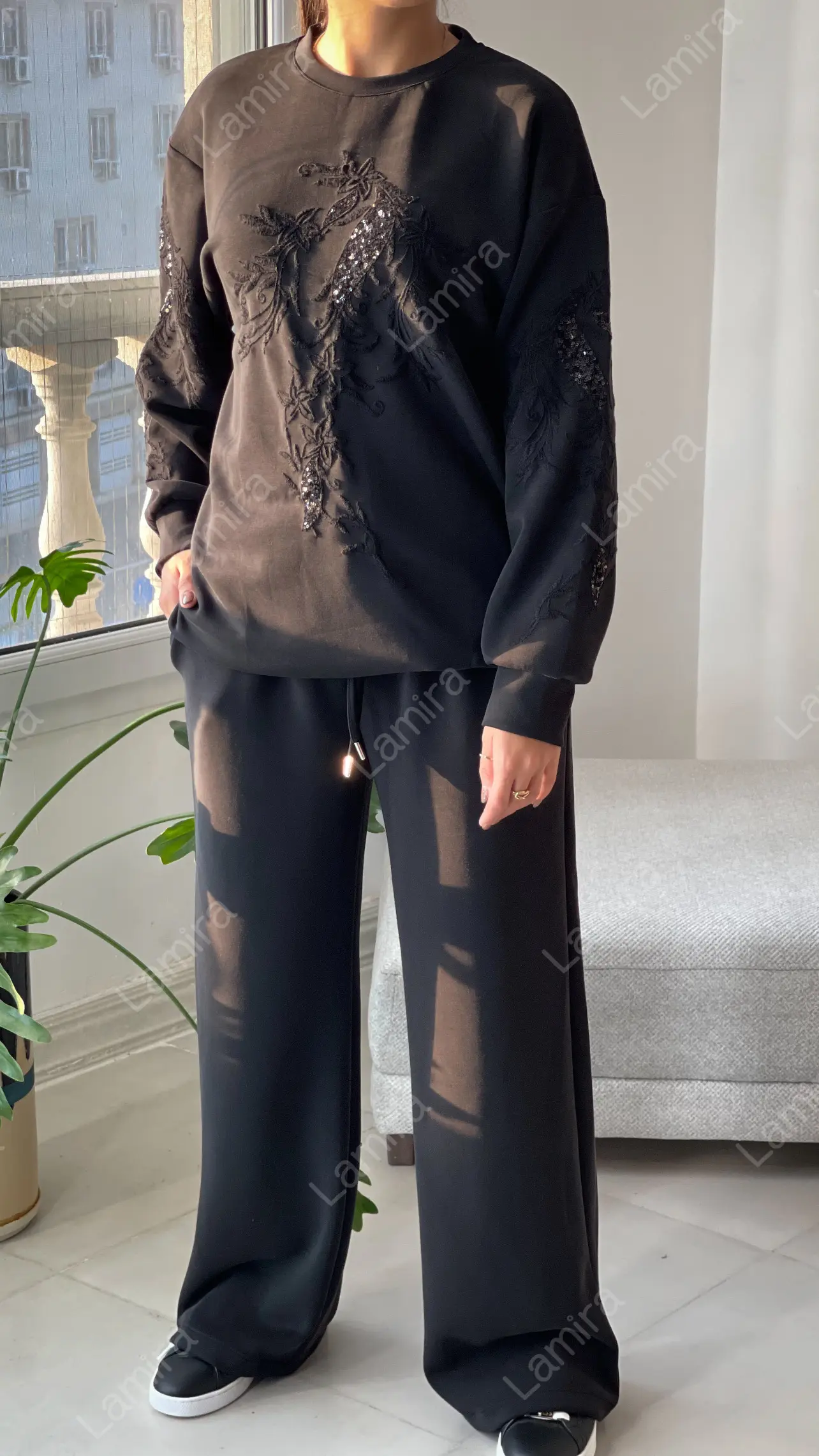 ست اویشو پولک دوزی گلدوزی برند ترک