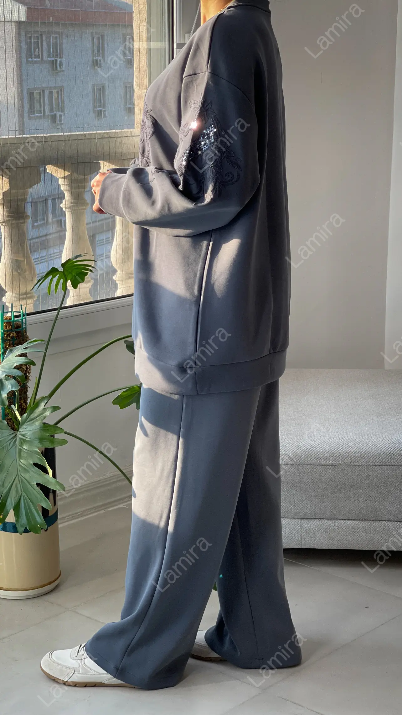 ست اویشو پولک دوزی گلدوزی برند ترک