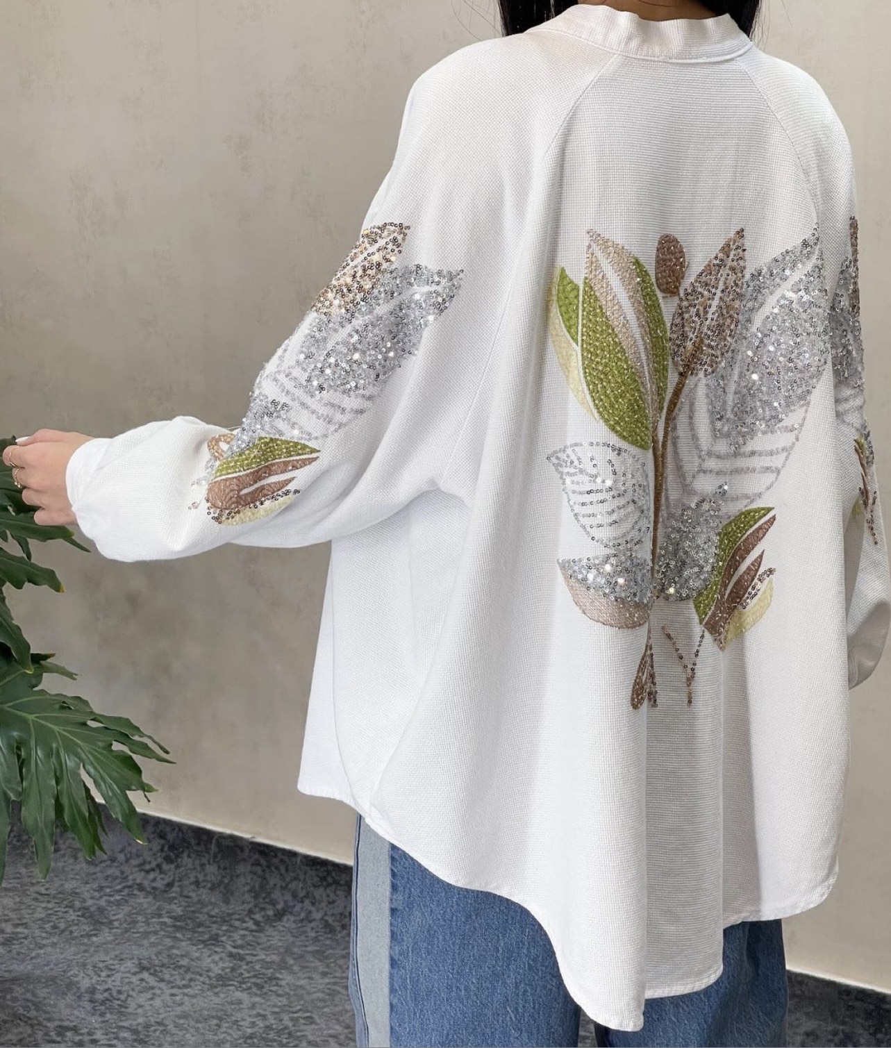 رویه مانتویی مجلسی طرح برگسان