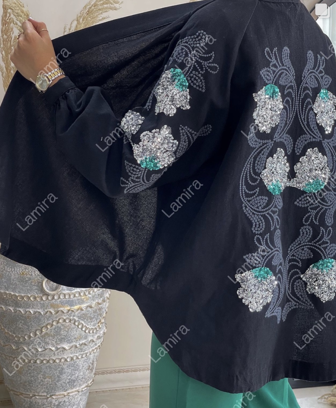 رویه مانتویی مجلسی طرح مانیسا
