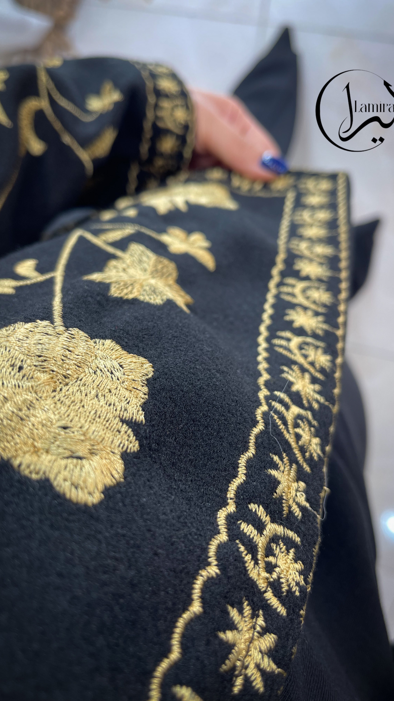 کت گلدوزی فوتر گلد