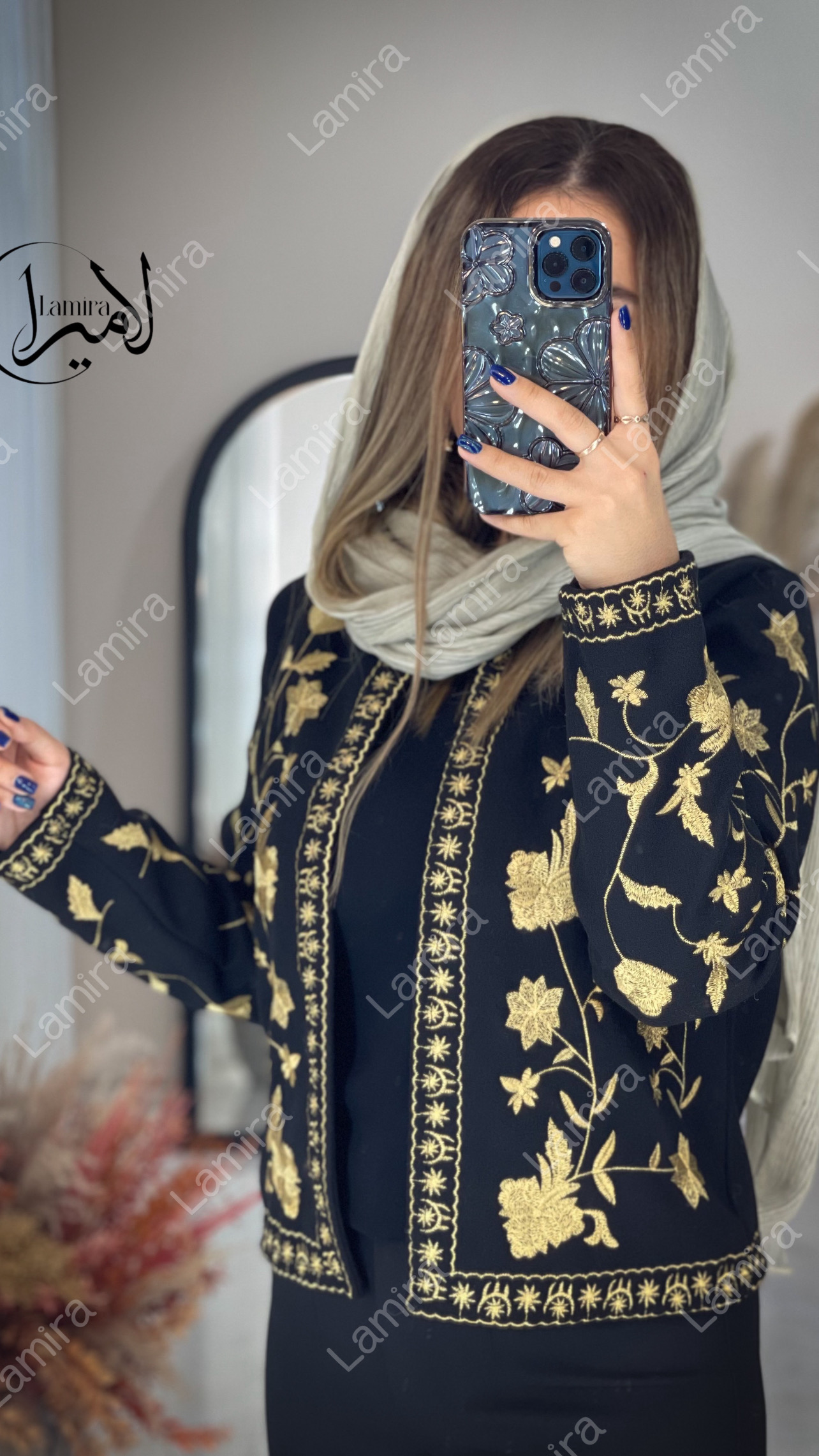 کت گلدوزی فوتر گلد