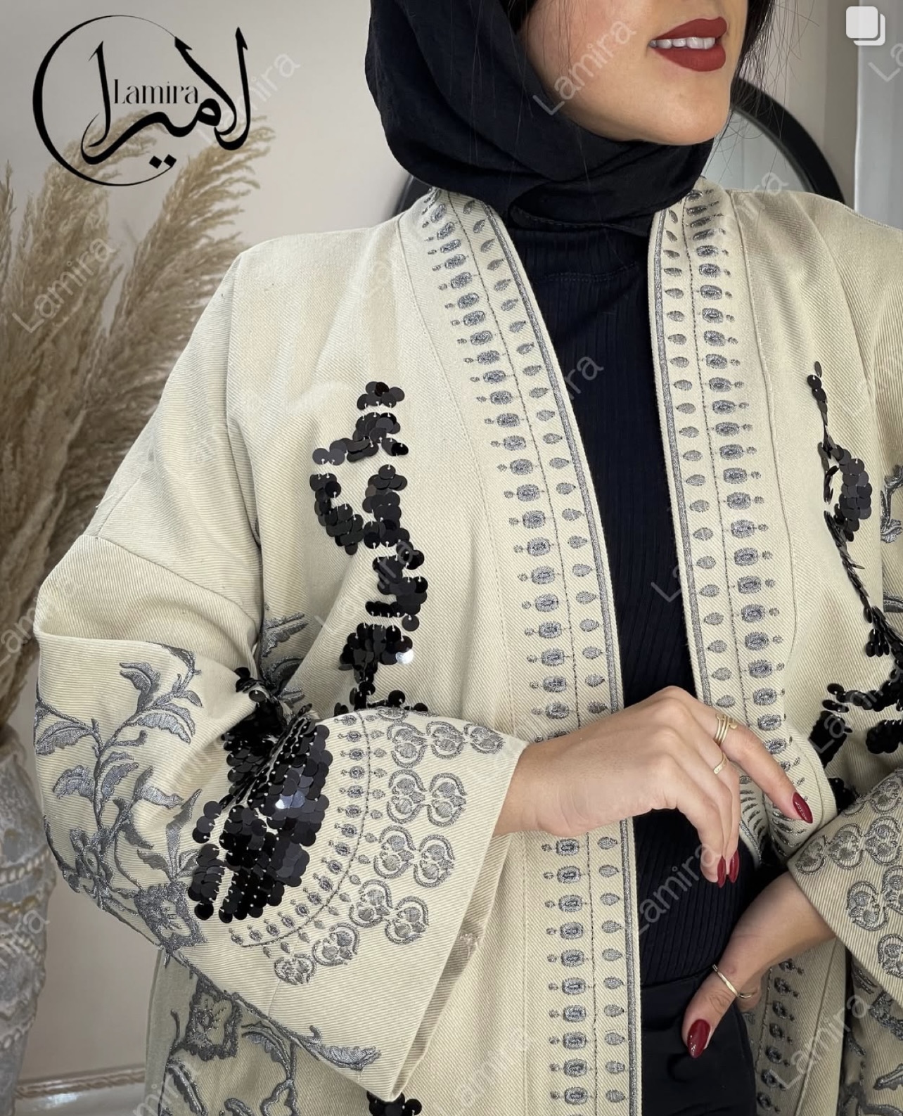 رویه مانتویی کتان پاییزه طرح گرپ