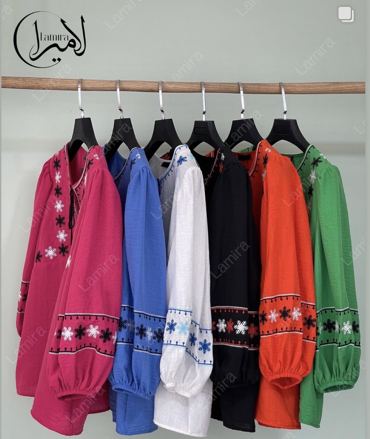 شومیز گلدوزی اسپرت