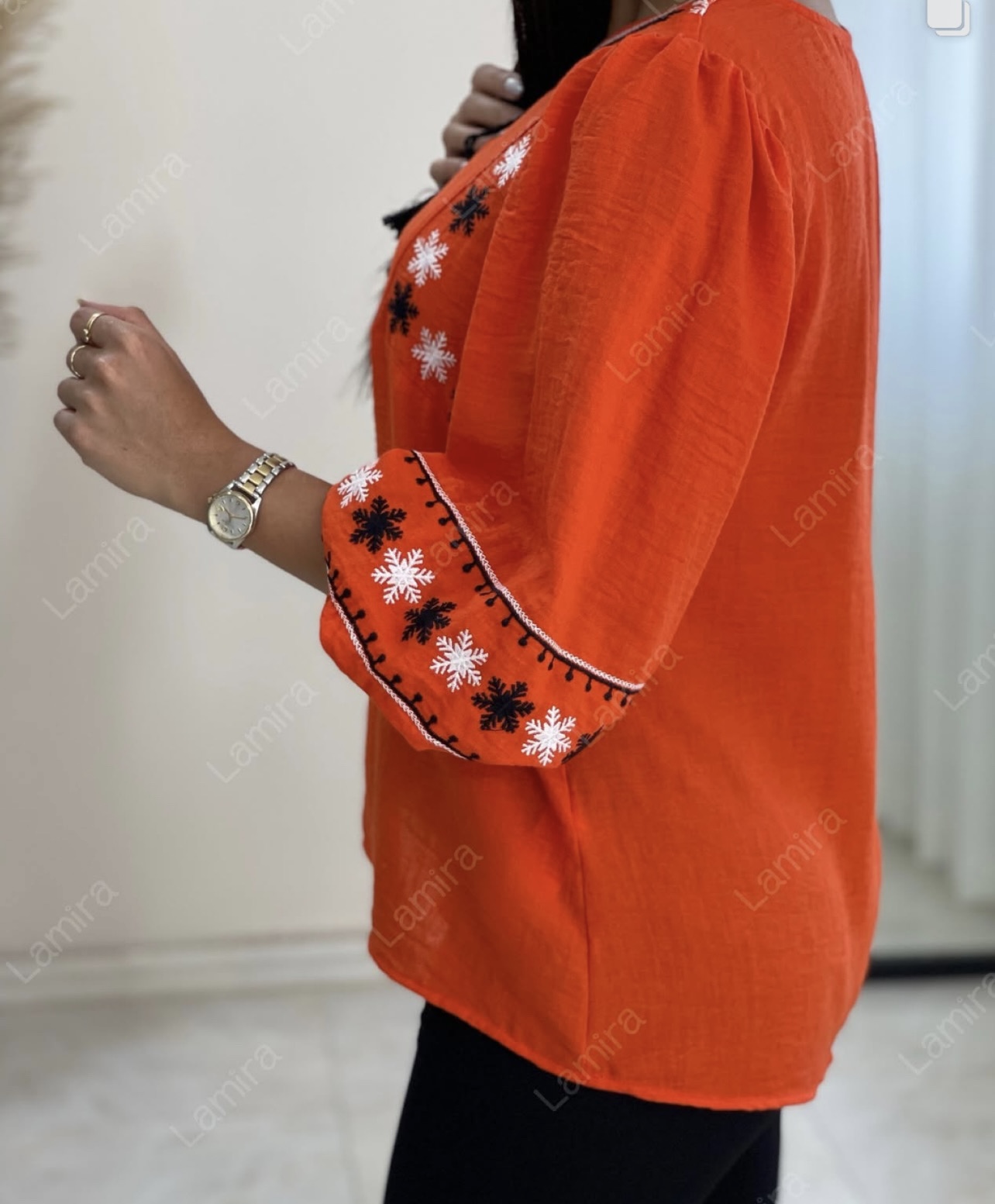 شومیز گلدوزی اسپرت
