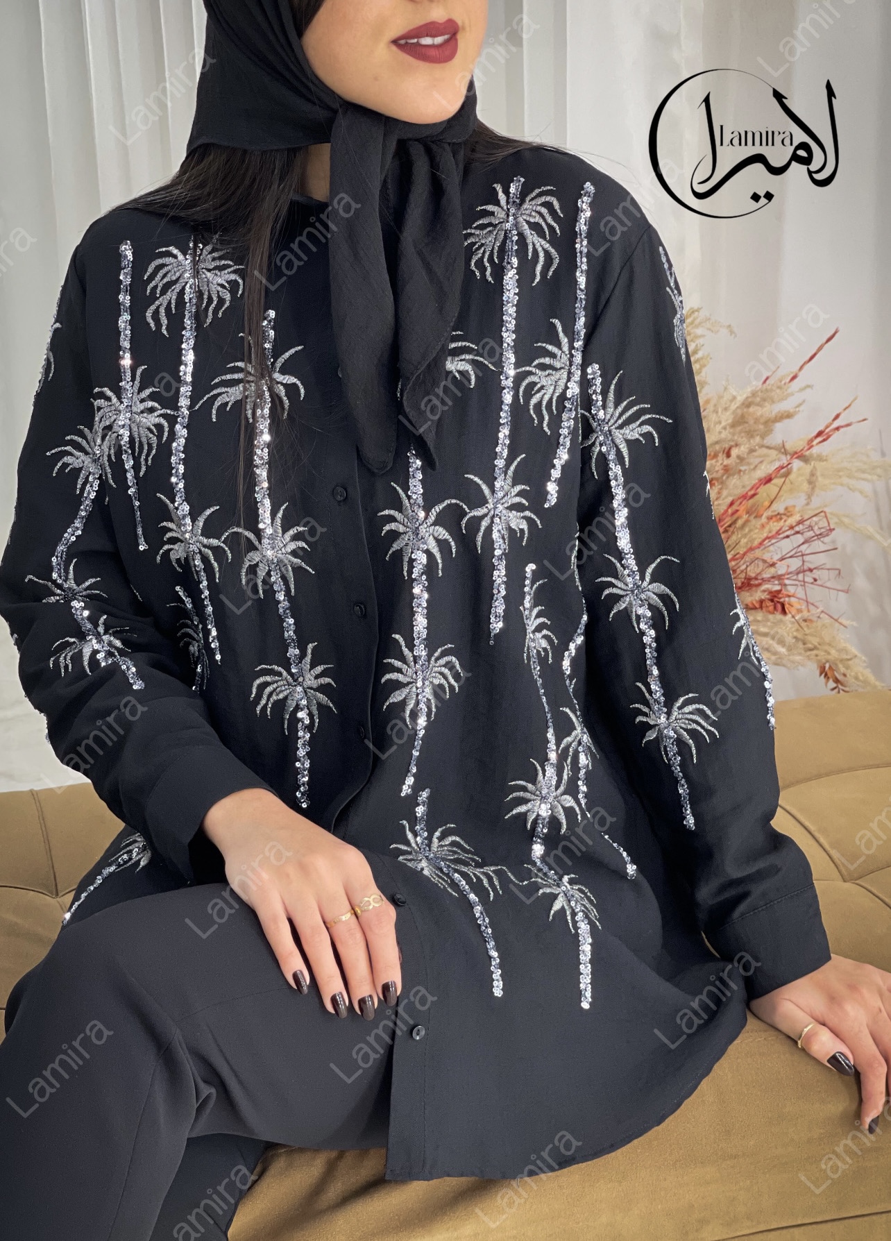 شومیزمانتویی مجلسی طرح نخل