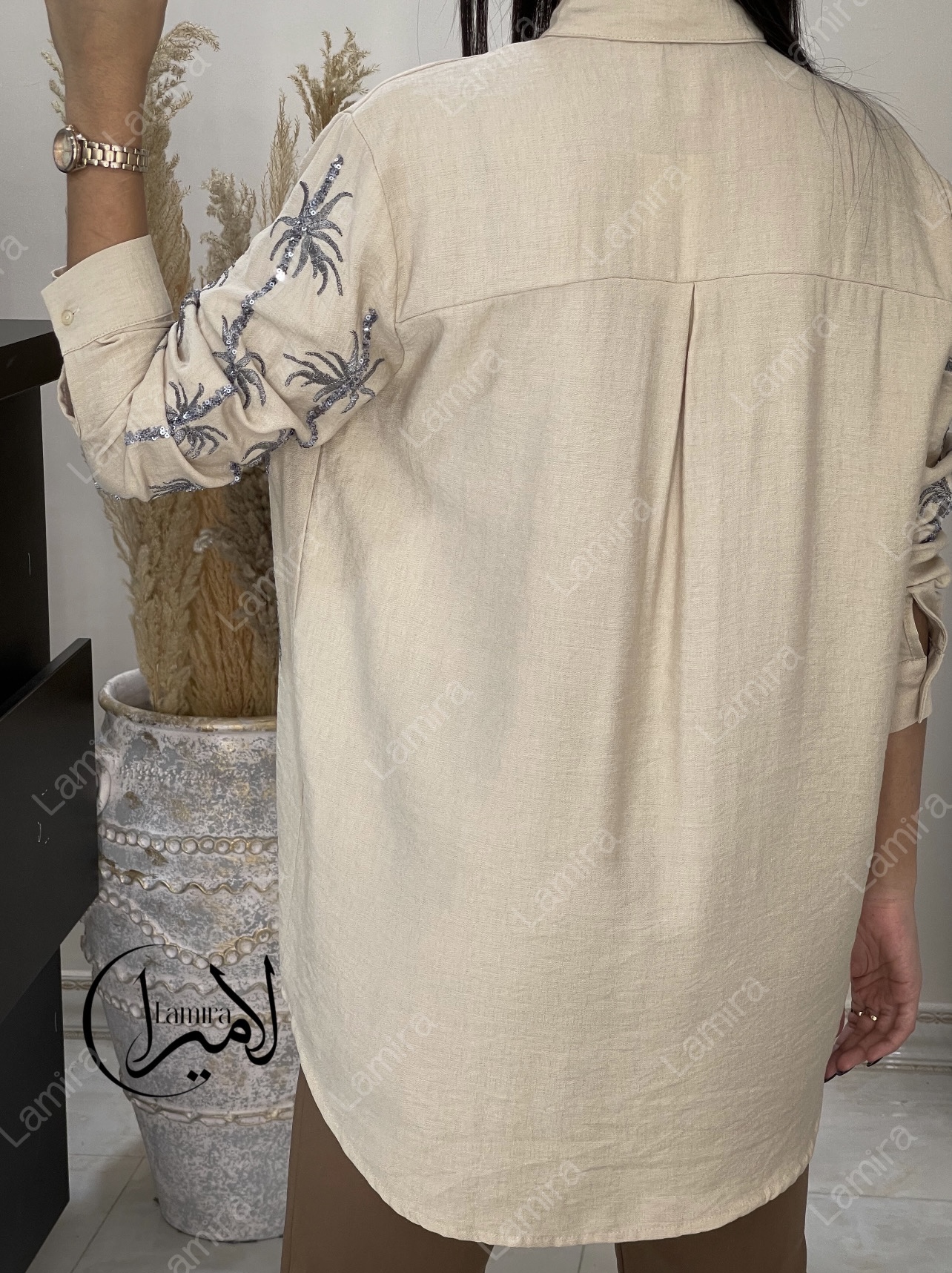 شومیزمانتویی مجلسی طرح نخل