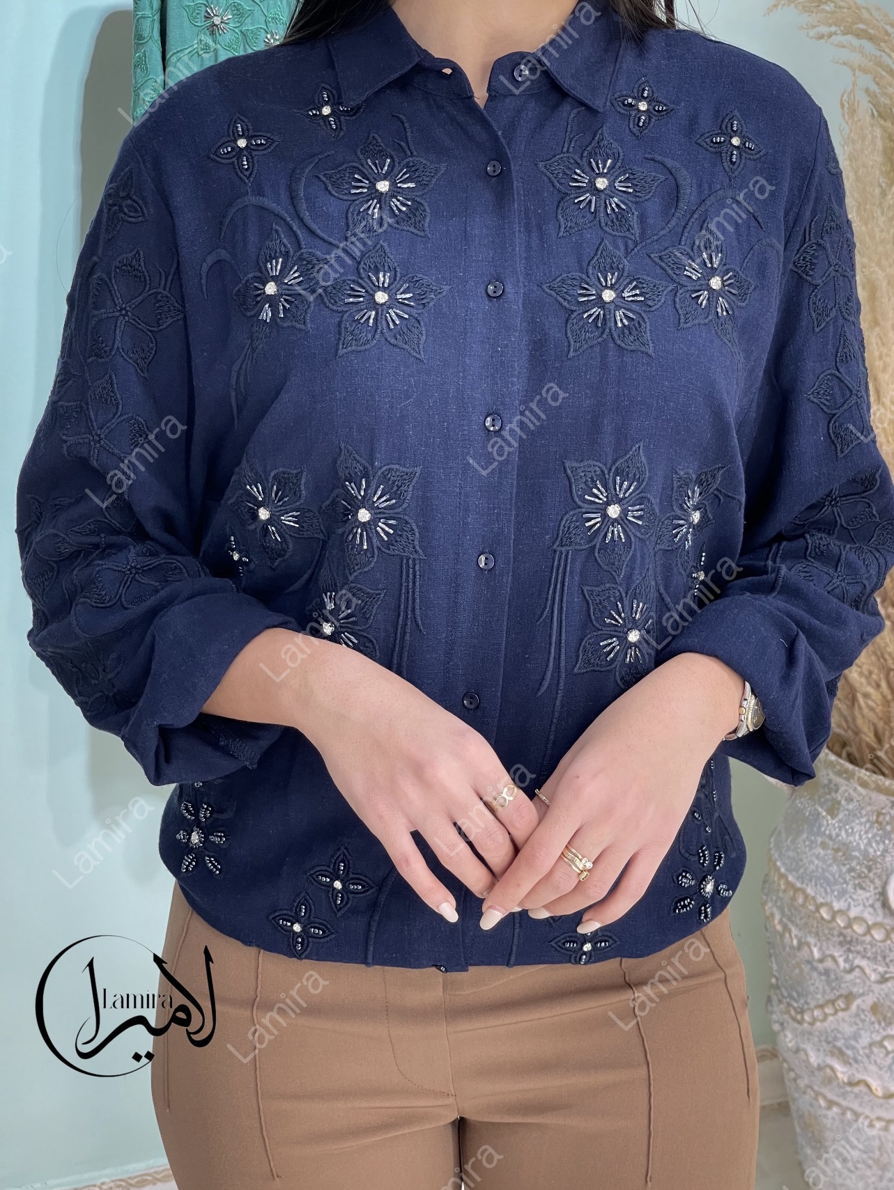 شومیز مانتویی مجلسی طرح روناک