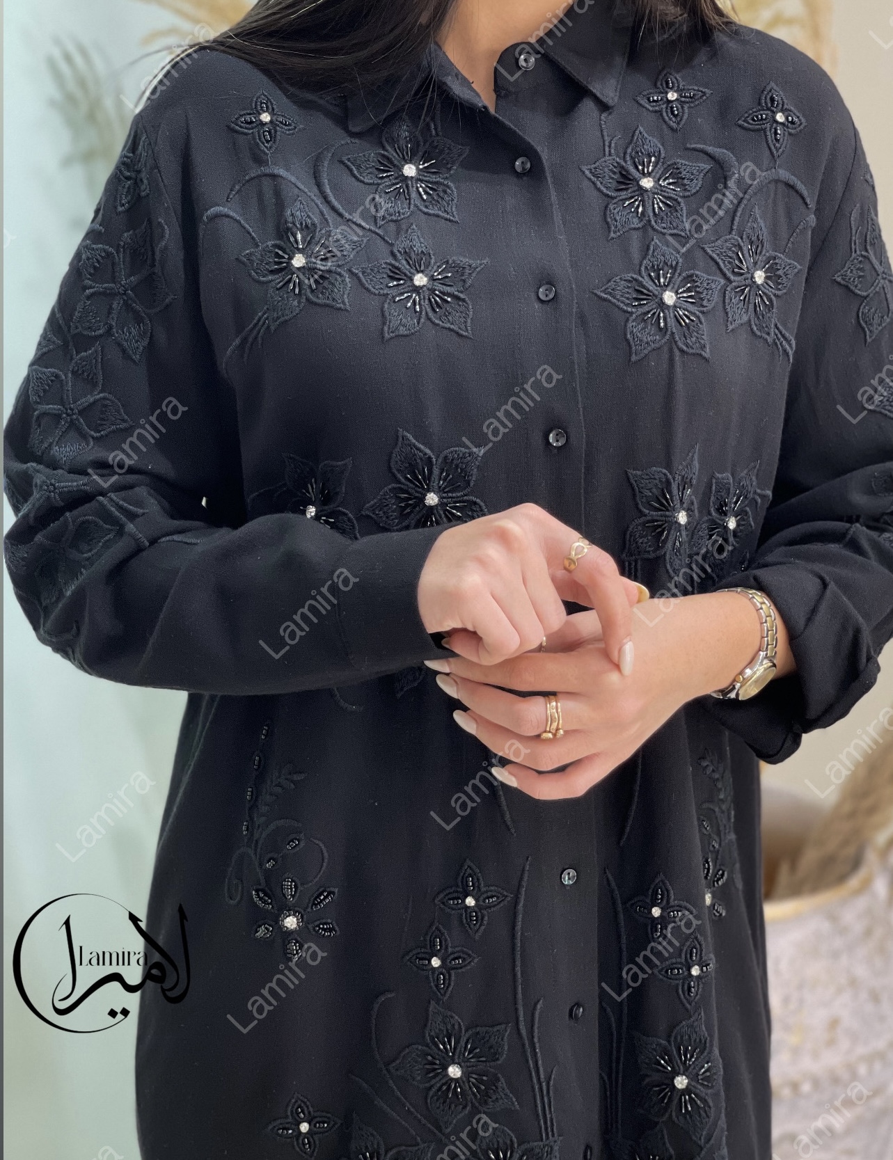 شومیز مانتویی مجلسی طرح روناک