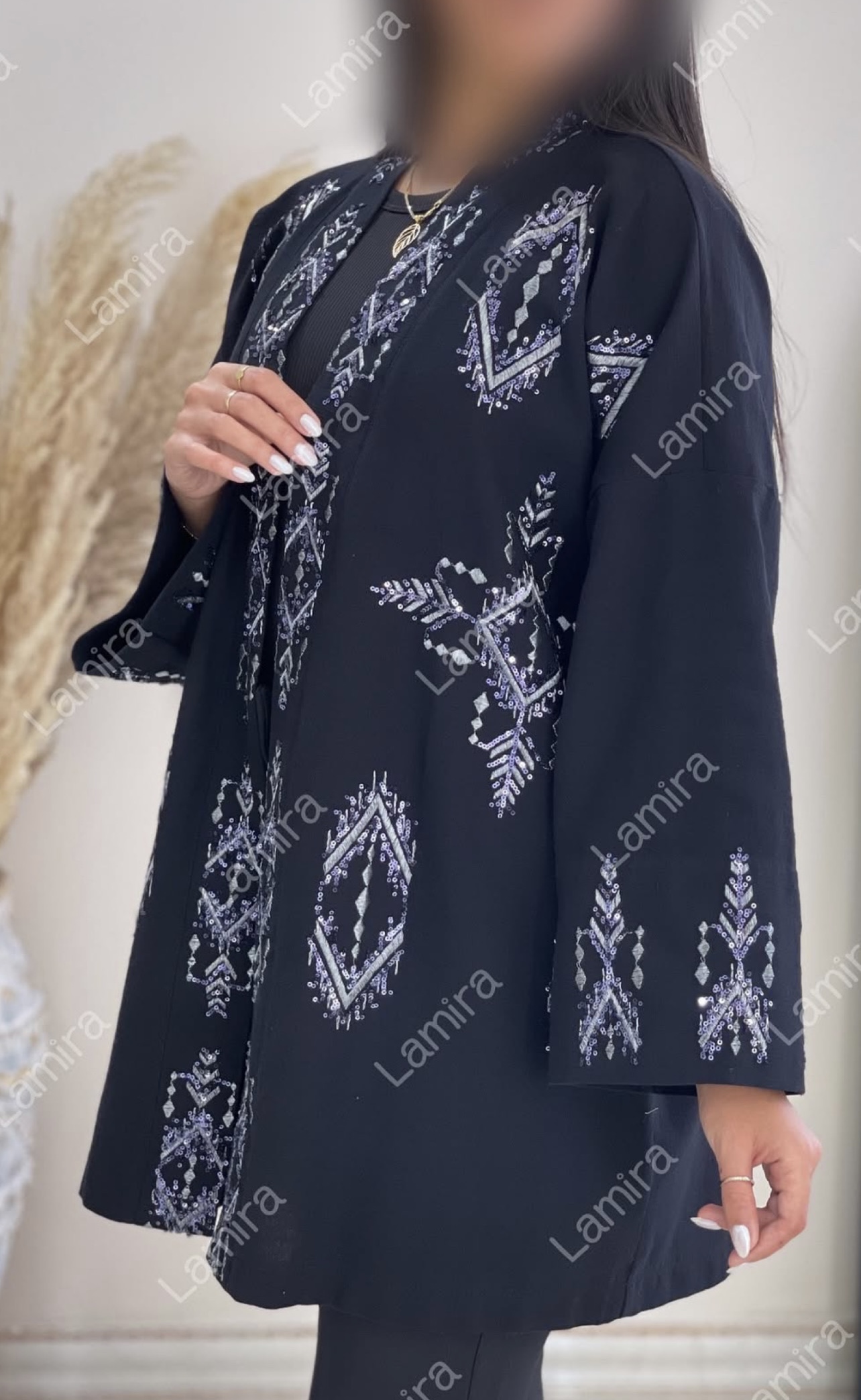 رویه مانتویی مجلسی طرح باراد
