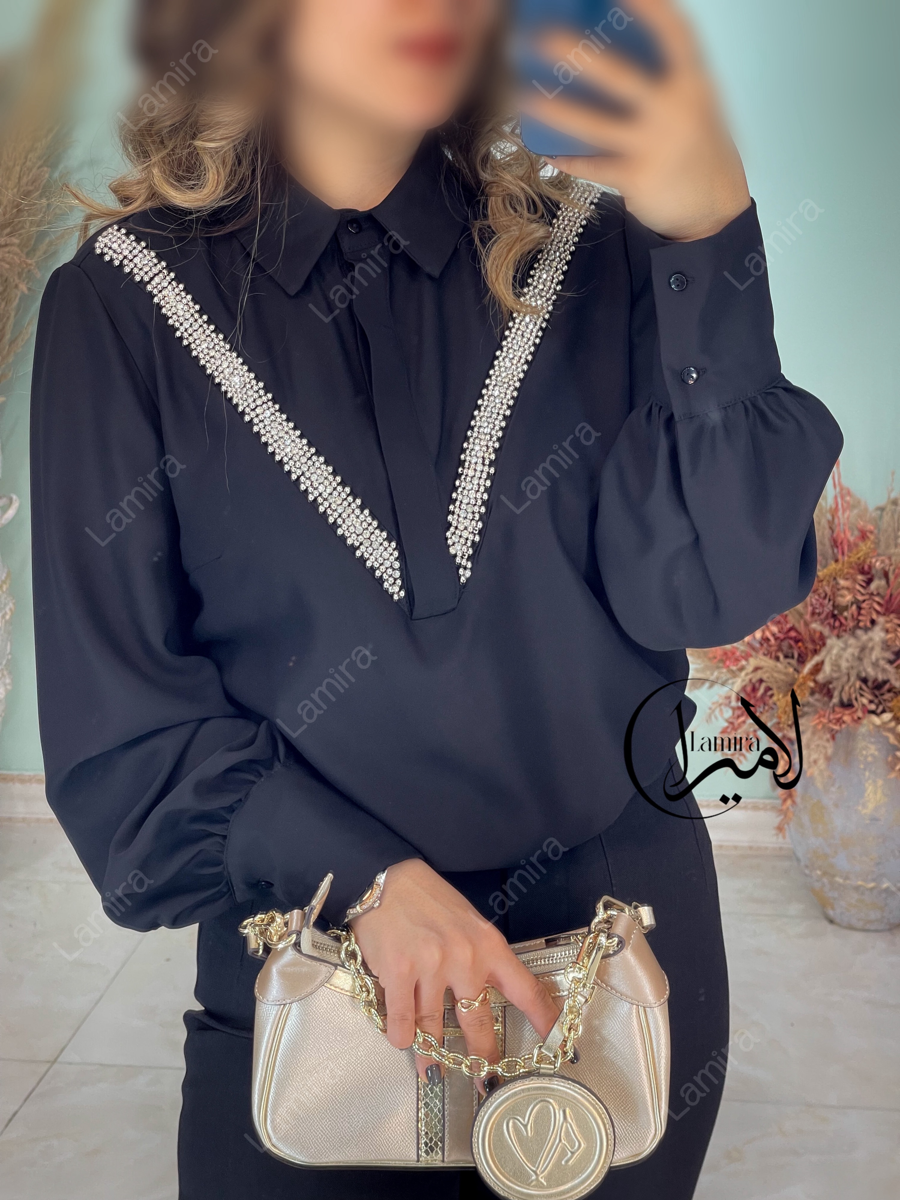 شومیز کرپ مجلسی
