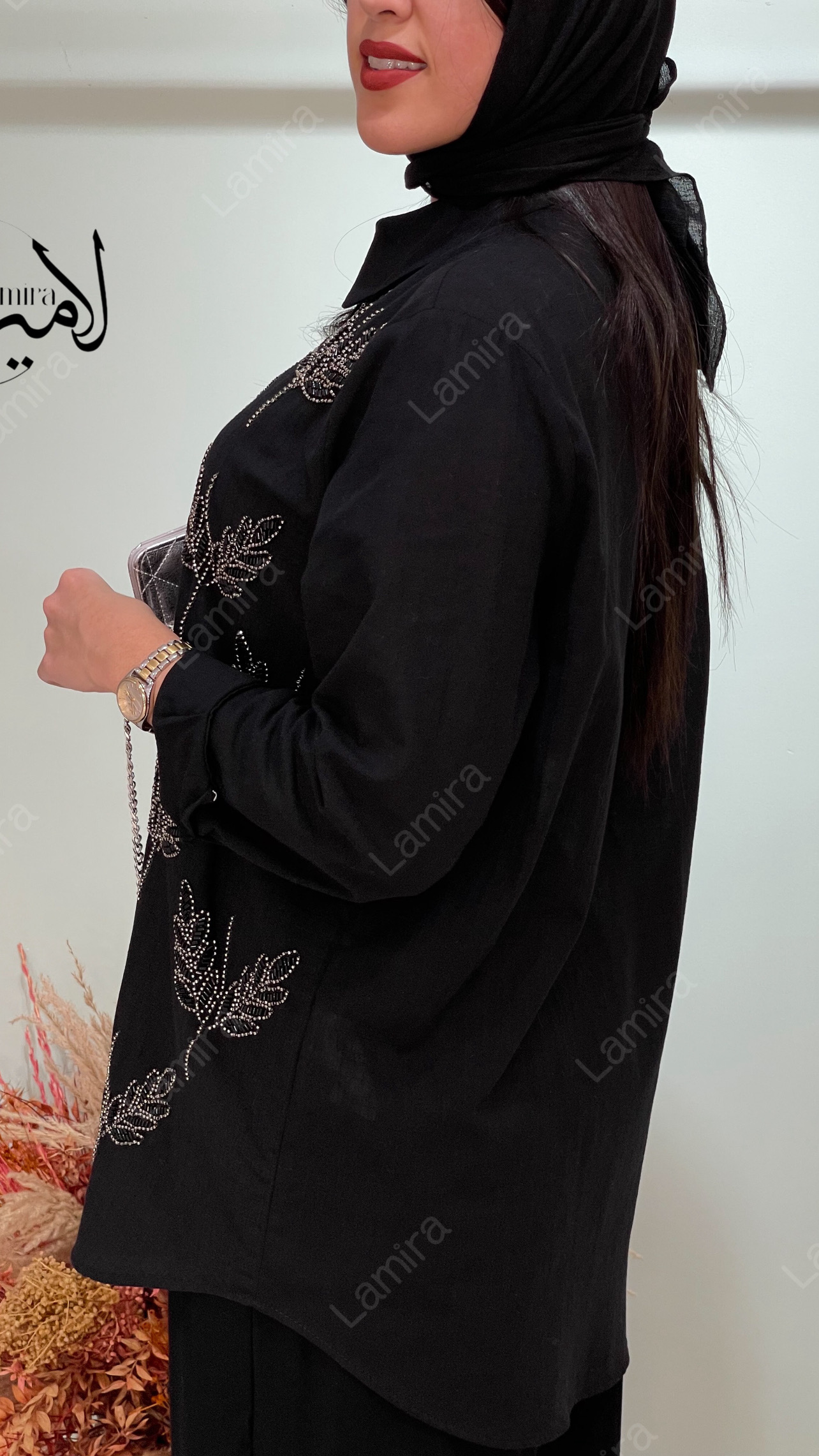شومیز مجلسی مانتویی طرح آلامیس