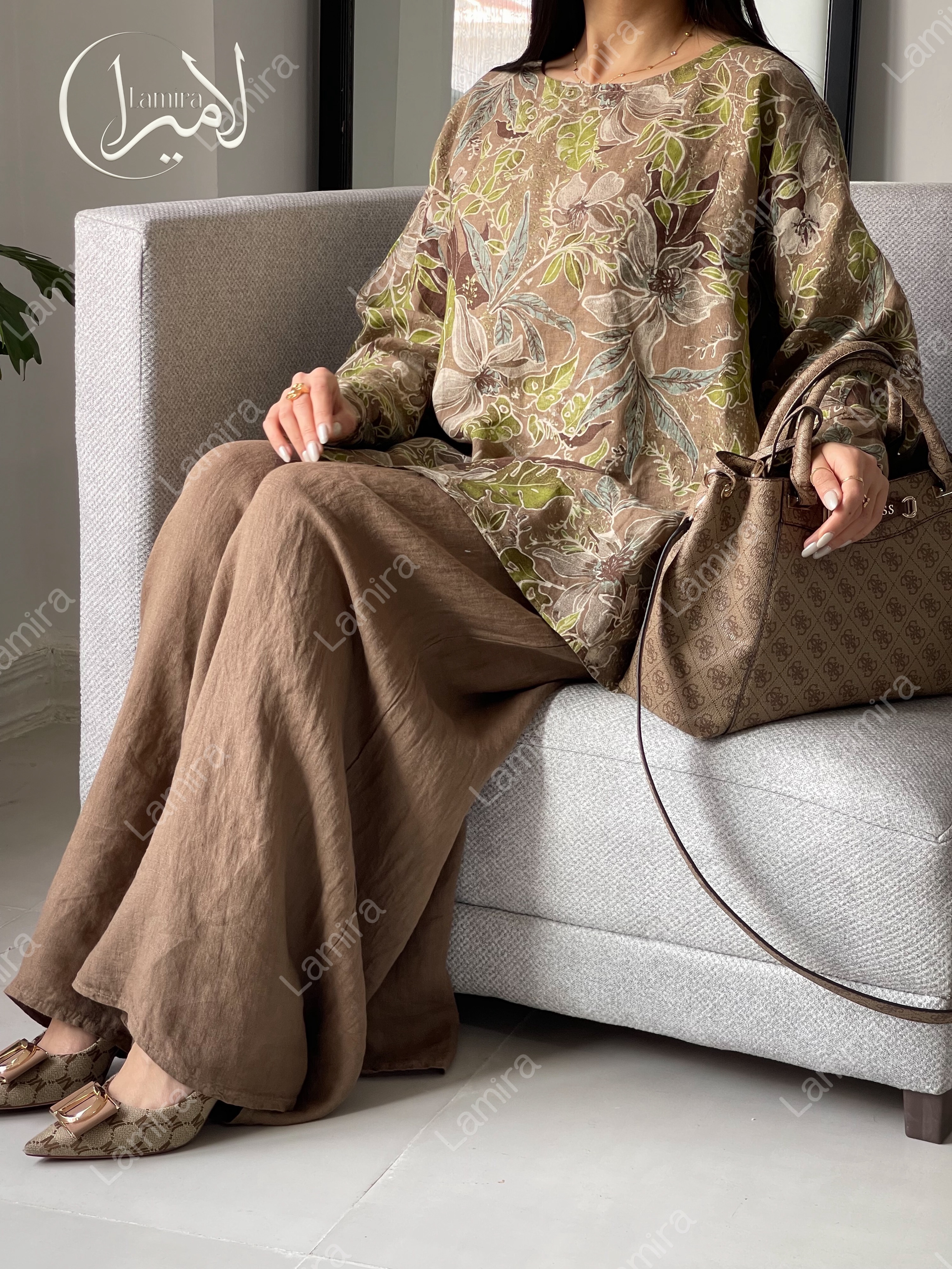 ست پانچو شلوار ایتالیایی گرم بالا