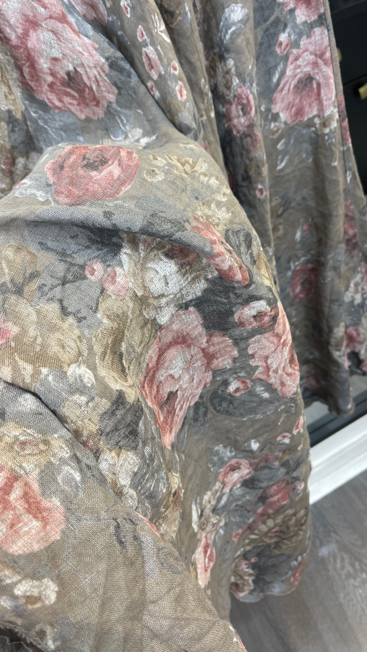 پیراهن سوپر کلوش ایتالیایی طرح گل رز