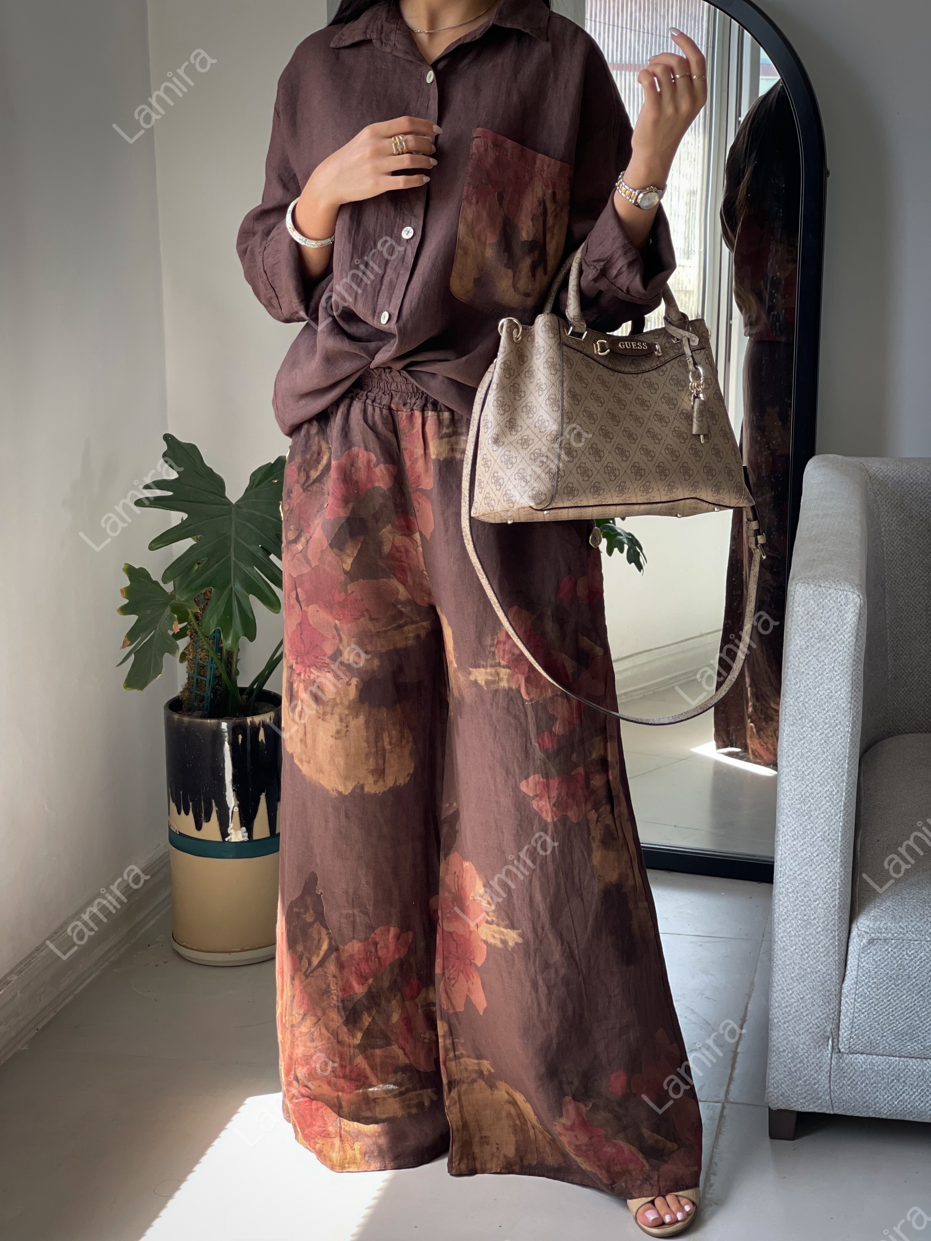 ست لینن ایتالیایی طرح لیلیوم